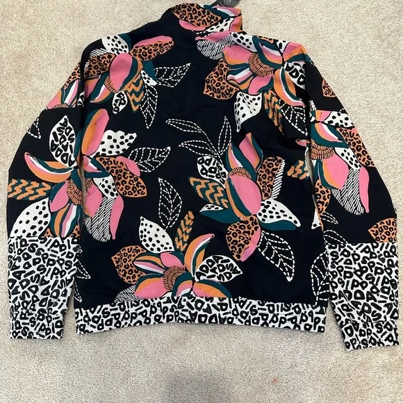 Adidas x Farm Rio • Farm Rio Print Relaxed Lightweight Windbreaker Small NWT - Picture 6 of 6